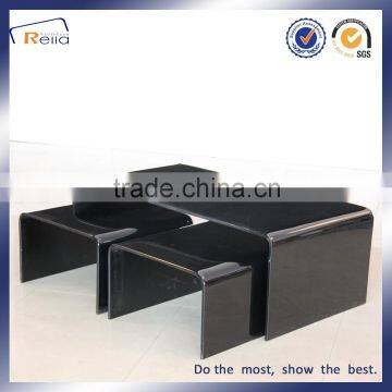 New Design Best Selling Black Glass Coffee Table,Tea Table