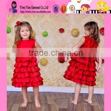 Fashion High Quality Red Dress Cake Noble Red Dress