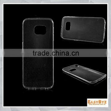 high quality crystal clear transparent soft tpu Case for Samsung Galaxy S6 Edge G9200