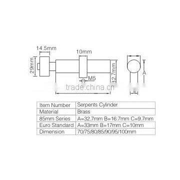 Euro Profile Cylinder Lock photo-2