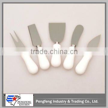 Stainless Steel Cheese Knife Set/5pcs cheese knives set with low price