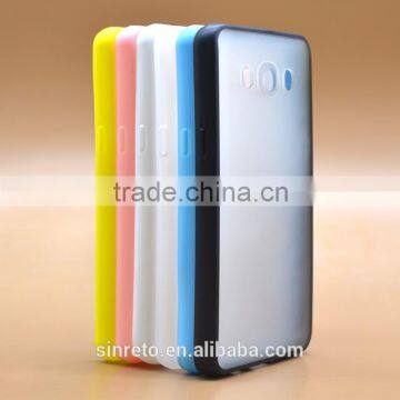 Rubber Silicone TPU+PC matte 2 in 1hybrid material Blank Phone Cover for Samsung J510