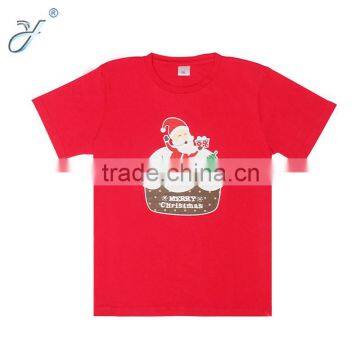 Wholesale 100% Cotton Children's Christmas T shirts Celebrational Clothing