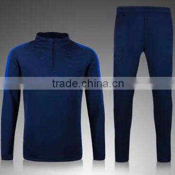 Free Shipping to Italy Milan 2016-2017 Hot Sale Soccer Training Tracksuit Set Best Quality Football Sweater Suit photo-2