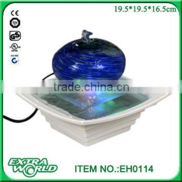 Fengshui Gifts Lighted Glass Tabletop Water Fountain photo-5