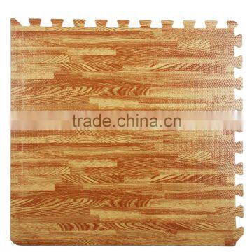 Popular Kamiqi EVA foam Jigsaw puzzle mats new design wood grain