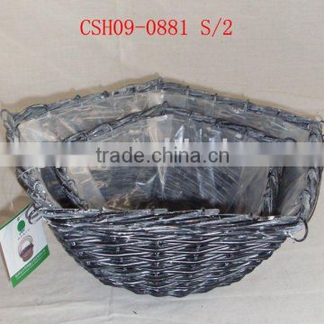 willow basket for garden or plant