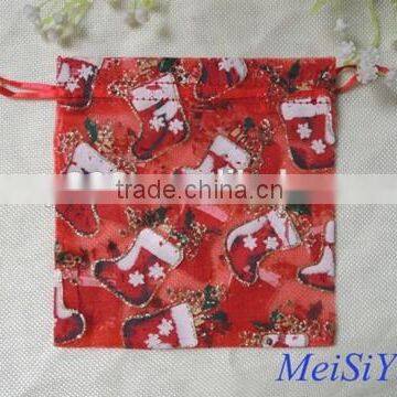 organza tea bag printed personalized cosmetic organza bags