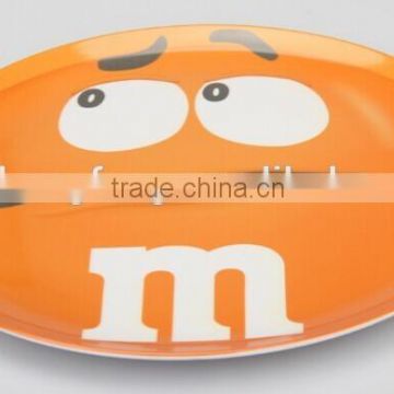 melamine round plates set