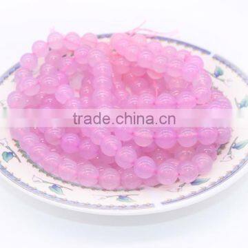 New Arrive Natural Gemstone Loose Strand 4 6 8 10 12mm Pink Agate Slices Wholesale photo-4