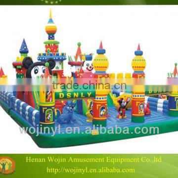 Funny and good quality outdoor kids playing inflatable bouncy castle