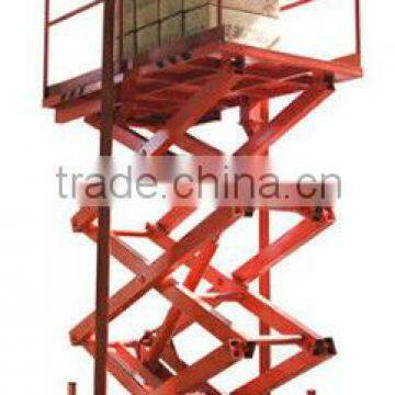 hydraulic stationary scissor lift equipment/cargo elevator