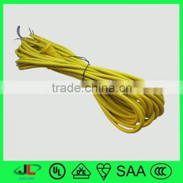 CCC approved flexible wire with Chinese 2 flat pin electric plug, 6-10A 250V ac power plug