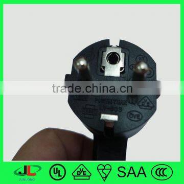 EU 3 pin plug 16A schuko plug with VDE extension cord