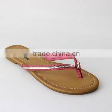 Best selling wholesales ladies basic fashion flat slippers