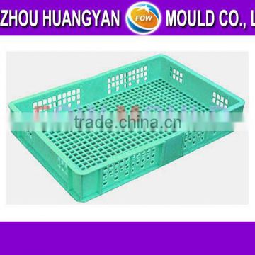 OEM custom injection plastic foldable vegetable crate moulding manufacturer