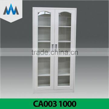 Open Door Super Quality Glass Display Cabinet/ Office Steel Filing Cabinet/ Open Rack Cabinet/ Glass Book Cabinets