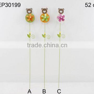 Easter Flowers Stick Wooden Flowers Stick Wooden craft Flowers for decoration