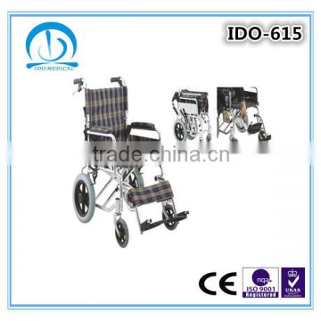 Cheap Lightweight Foldable Aluminum Wheelchair manufacturer