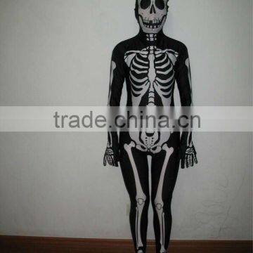 Skeleton Spandex Full Body Suit