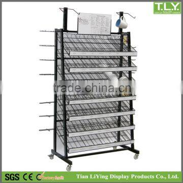 SSW-CM-127 Metal Material Coffee Cup Display Racks / Cup Display Stand for Retail Store