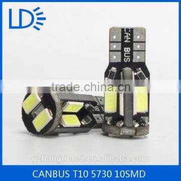 High Power 5730 10smd Canbus Led Bulb Light T10 Led