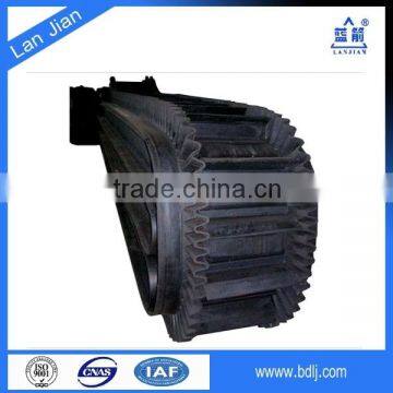 make transmission convenient of large dip angle conveyor belt for cheap price