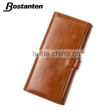 Wholesale Women Vintage Leather Purse Wallet Hand Bag Clutch Wallet photo-2