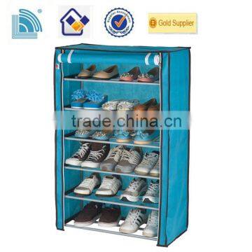 2014 easy to assemble folding iron shoe storage