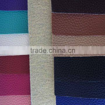 Embossed Litchi Synthetic PVC Leather High Quaker Imitation Leather for Car Seat Faux Leatherlity Thic