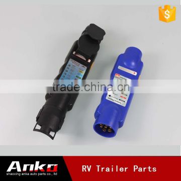 European Australia plug trailer tester, plastic plug for screw