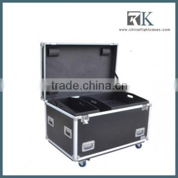 Aluminium flight case for camera and DVD recording transport