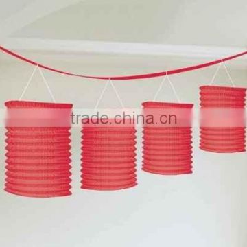 NEW YIWU Wholesale Accordion Paper Lanterns Red Accordion Lanterns Garland 12" Shower Birthday PARTY Supplies