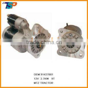 MTZ tractor spare part Starter Motor 91427801