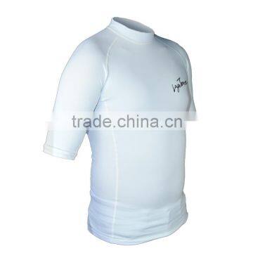 White Short Sleeve Rash Guard Amazon photo-3