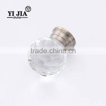 38 mm Clear Brass Cabinet Crystal Handle Knob photo-2