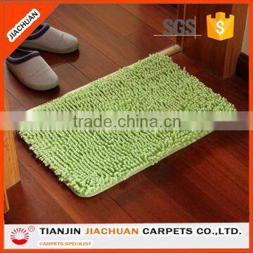 polyester chenille plain color door mat