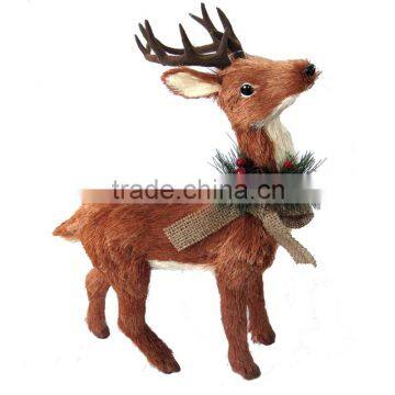 41cm artificial brown DEER christmas ornament DECORATION