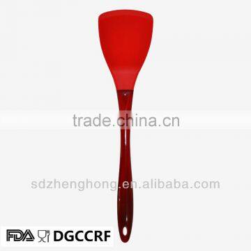 Food Grade Heat Resisting Kitchen Utensils Silicone Turner with PS Handle