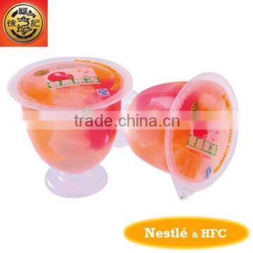 HFC 4601 fruit jelly/fruit pulp jelly pudding with cherry flavour