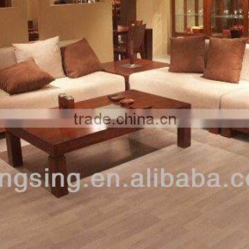 living room solid wood corner sofa set design