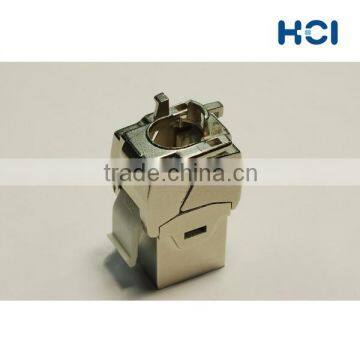 RJ45 STP 8P8C Connector Slim Version Cat6A Keystone Jack photo-5