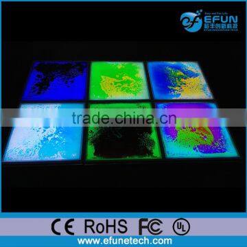 2016 new arrival rechargeable color led dance floor,decorative colour liquid designed flooring