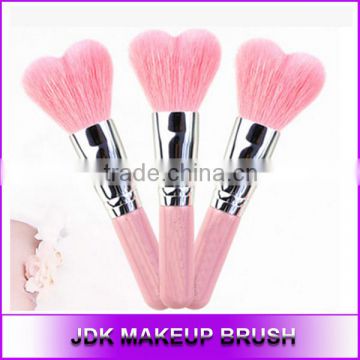 Big Size Powder Brush Pink Heart Shape Blush Brush Make Up tools Loving Heart Makeup Brushes