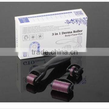 Face Roller 180/600/1200 Titanium Needles Derma Roller 3 IN 1 photo-5