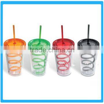 Personalized Best Sell Double Wall Straw Mug