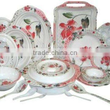 Pakistan 86 Pieces Set Melamine Dinnerware