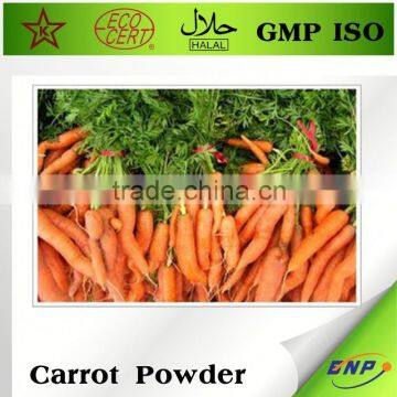 100% Water Soluble Food Grade Bulk Carrot Powder