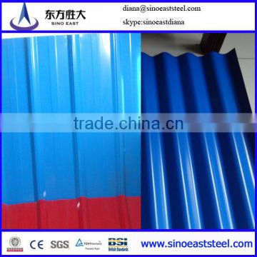 Color Contour/ Color Embossed/ Galvanized Roofing Sheets 0.17mm 0.18mm 60g/m2