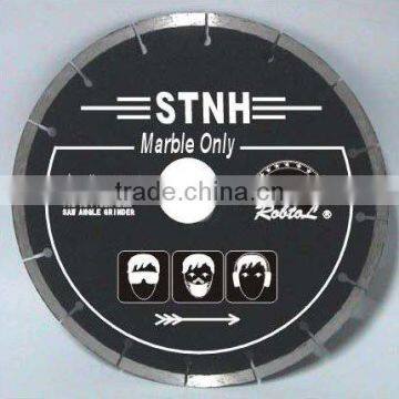 (STNG) Narrow-Gap segmented diamond saw blade for marble chipping-free cutting